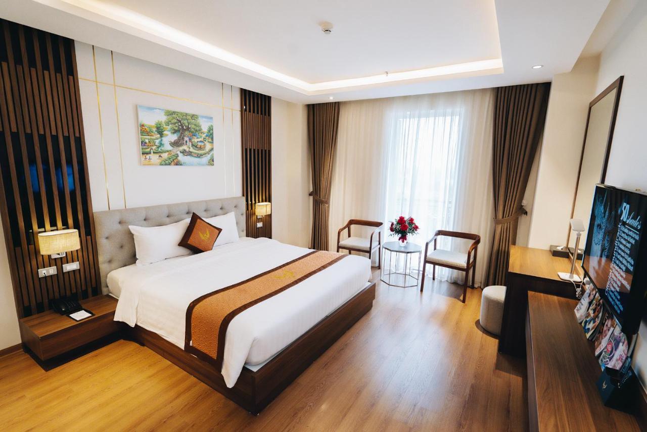 Manh Quan Luxury Hotel Vinh Yen Exterior foto